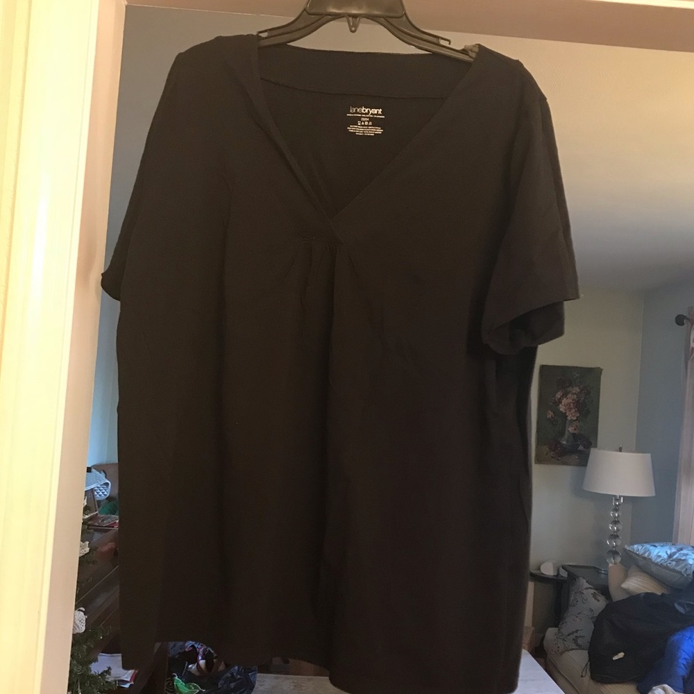 Black Lane Bryant v-neck T-shirt 22/24